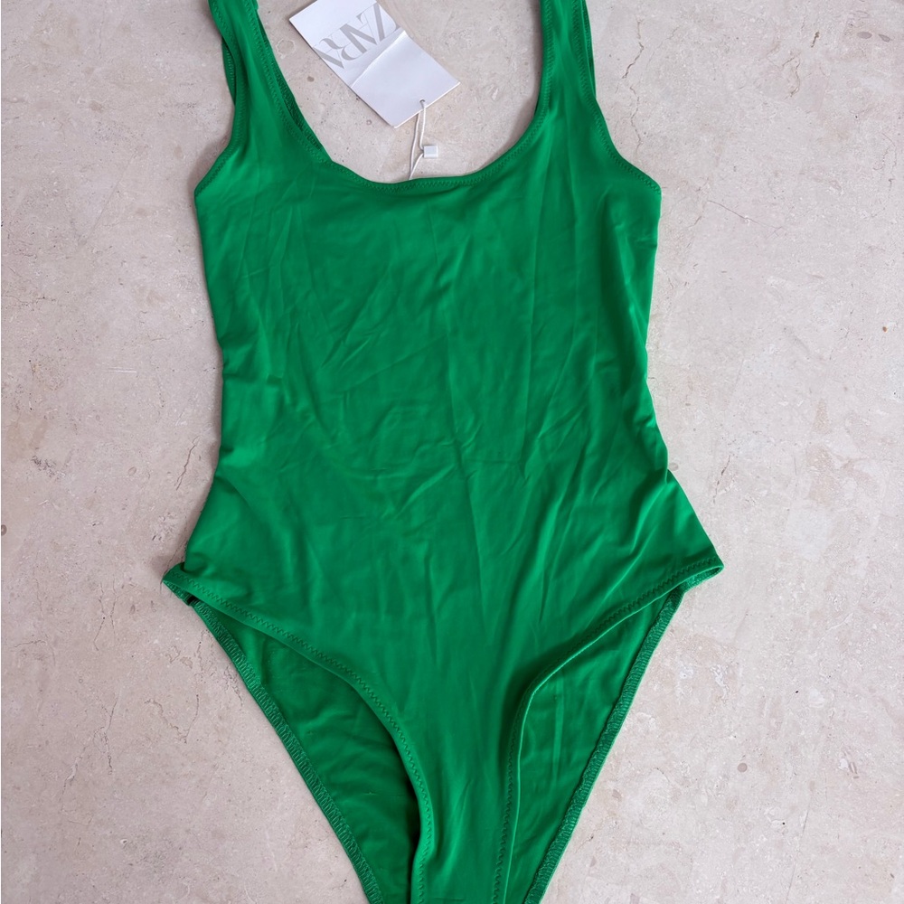Zara Green Bodysuit